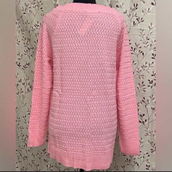 New York & Company - Asymmetric Side-Button Tunic Sweater (NWT) - Picture 3 of 6